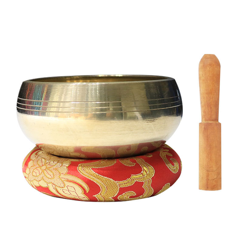 Buddhist Voice Bowl Wholesale Nepal Handmade Smooth Psalting Bowl Yoga Meditation singing bowls Cross-border Buddhist Voice Bowl