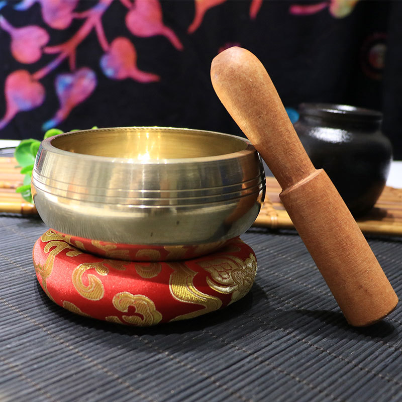 Buddhist Voice Bowl Wholesale Nepal Handmade Smooth Psalting Bowl Yoga Meditation singing bowls Cross-border Buddhist Voice Bowl