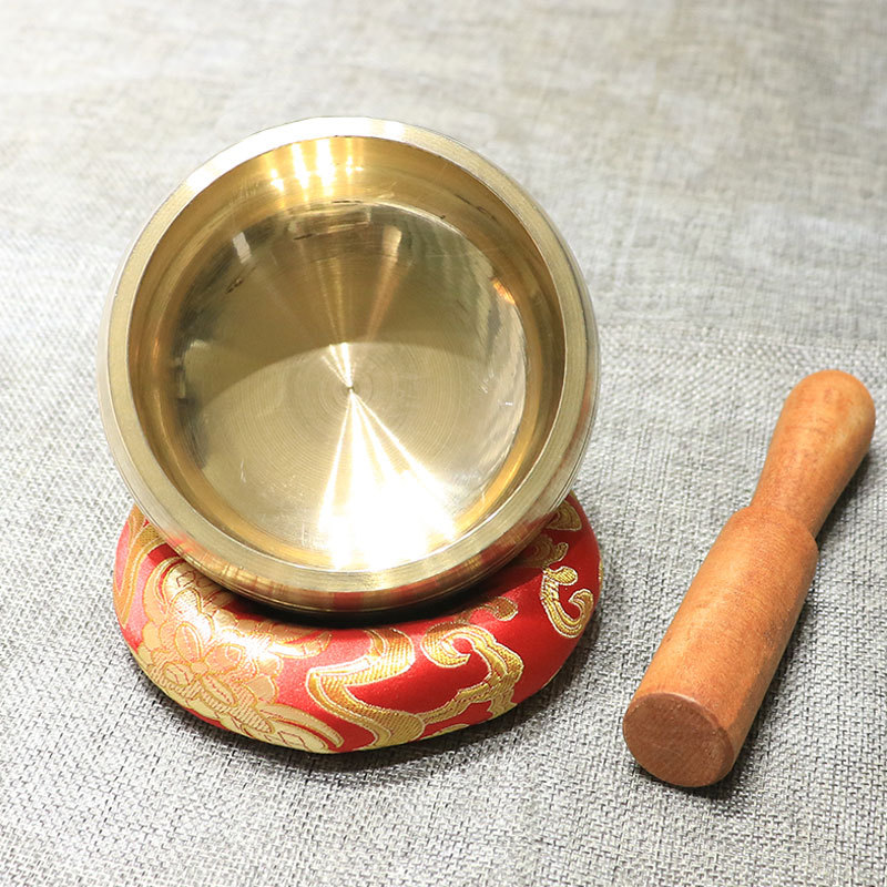 Buddhist Voice Bowl Wholesale Nepal Handmade Smooth Psalting Bowl Yoga Meditation singing bowls Cross-border Buddhist Voice Bowl
