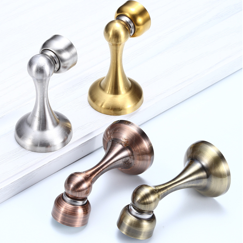 Stainless steel door suction strong magnetic suction wall suction door stop resistance indoor room wood door toilet hardware accessories