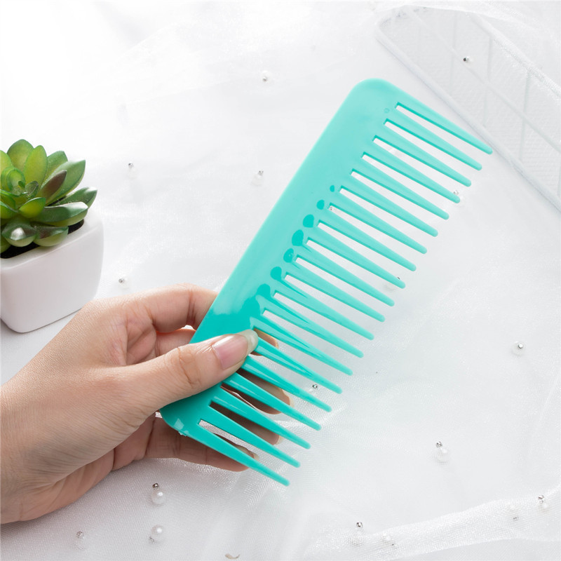 SUDI 7-color octopus in the same color without handle plus size wide tooth comb hair curling comb heat-resistant anti-static hair comb