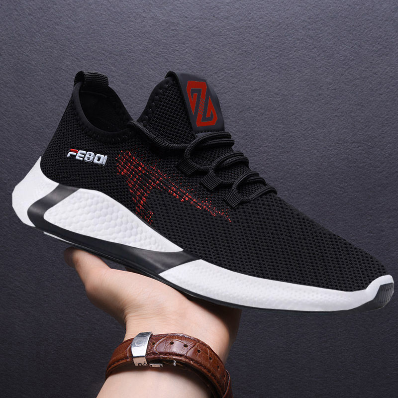 Cross-border new mesh shoes breathable casual shoes men's trend Joker sneakers men's shoes a generation of hair