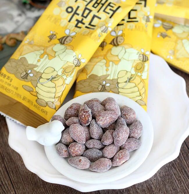 South Korea bafeng Farm honey butter cashew honey almond butter mixed nuts 10 flavors choose a box of 72 packs