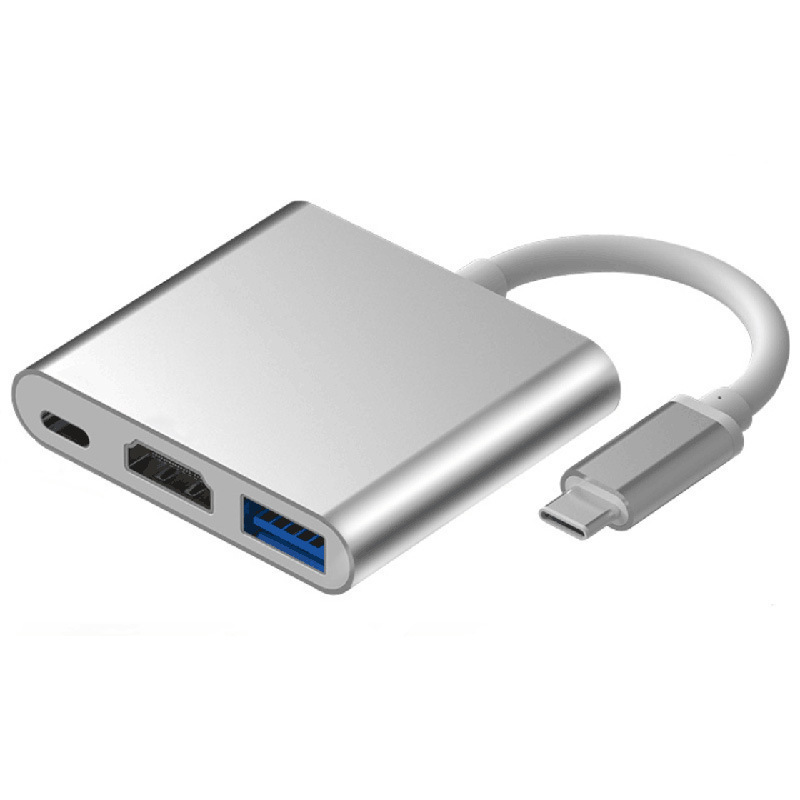 3-in-1 Type-c - HDMI USB Type-c コンバーター デジタル コンピューター/USB ハブ/USB ハブ|undefined