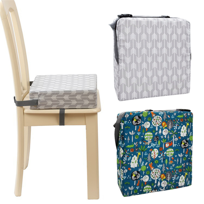 Cross-border Children's Dining Chair Heightened Seat Cushion Baby Dining Table and Chair Cushion Foldable Seat Chair in stock