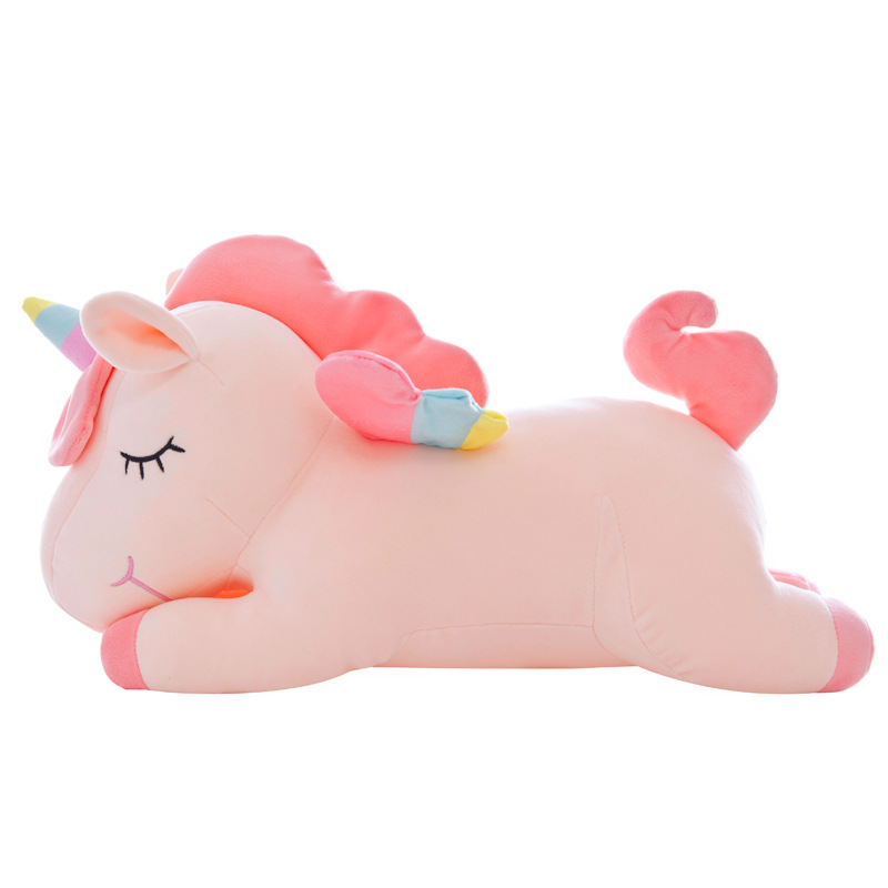 Cross Border Unicorn Doll Angel Plush Toy Gift Female Sleeping Animal Pillow Children Doll Doll Wholesale