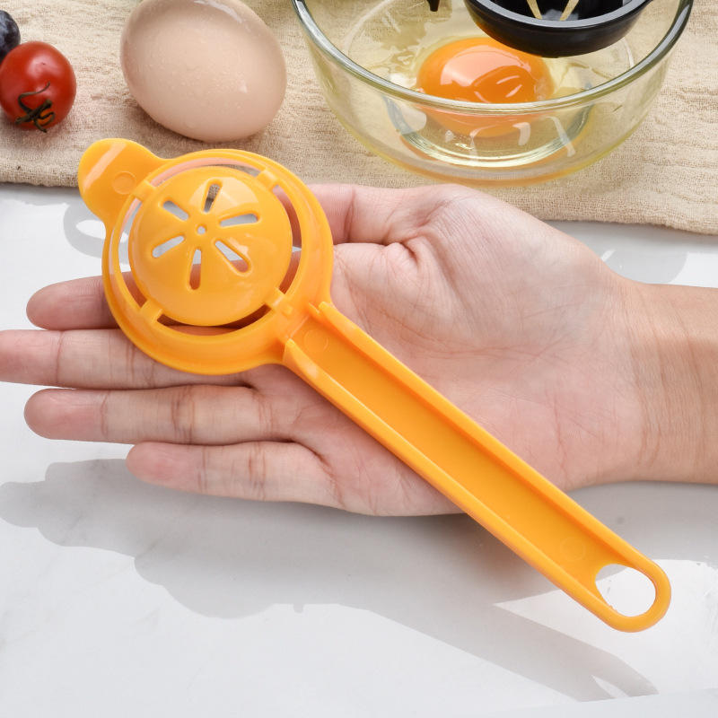 Cross-border baking supplies egg white separator plastic egg separator long handle egg white separator