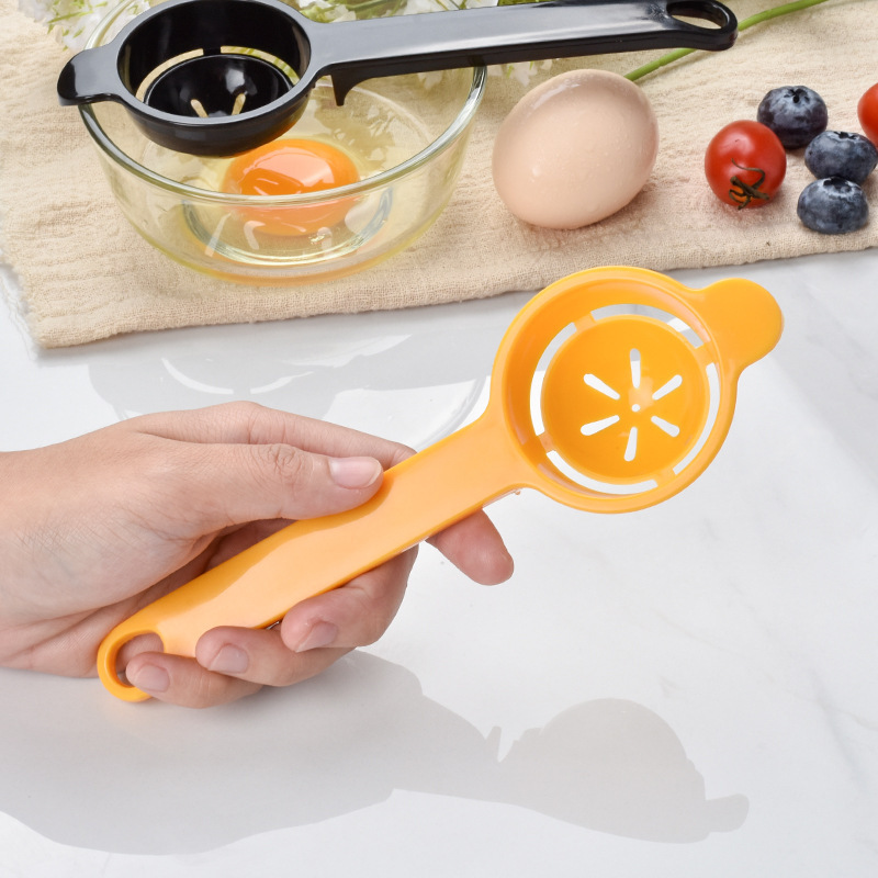 Cross-border baking supplies egg white separator plastic egg separator long handle egg white separator