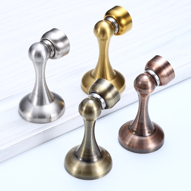 Stainless steel door suction strong magnetic suction wall suction door stop resistance indoor room wood door toilet hardware accessories