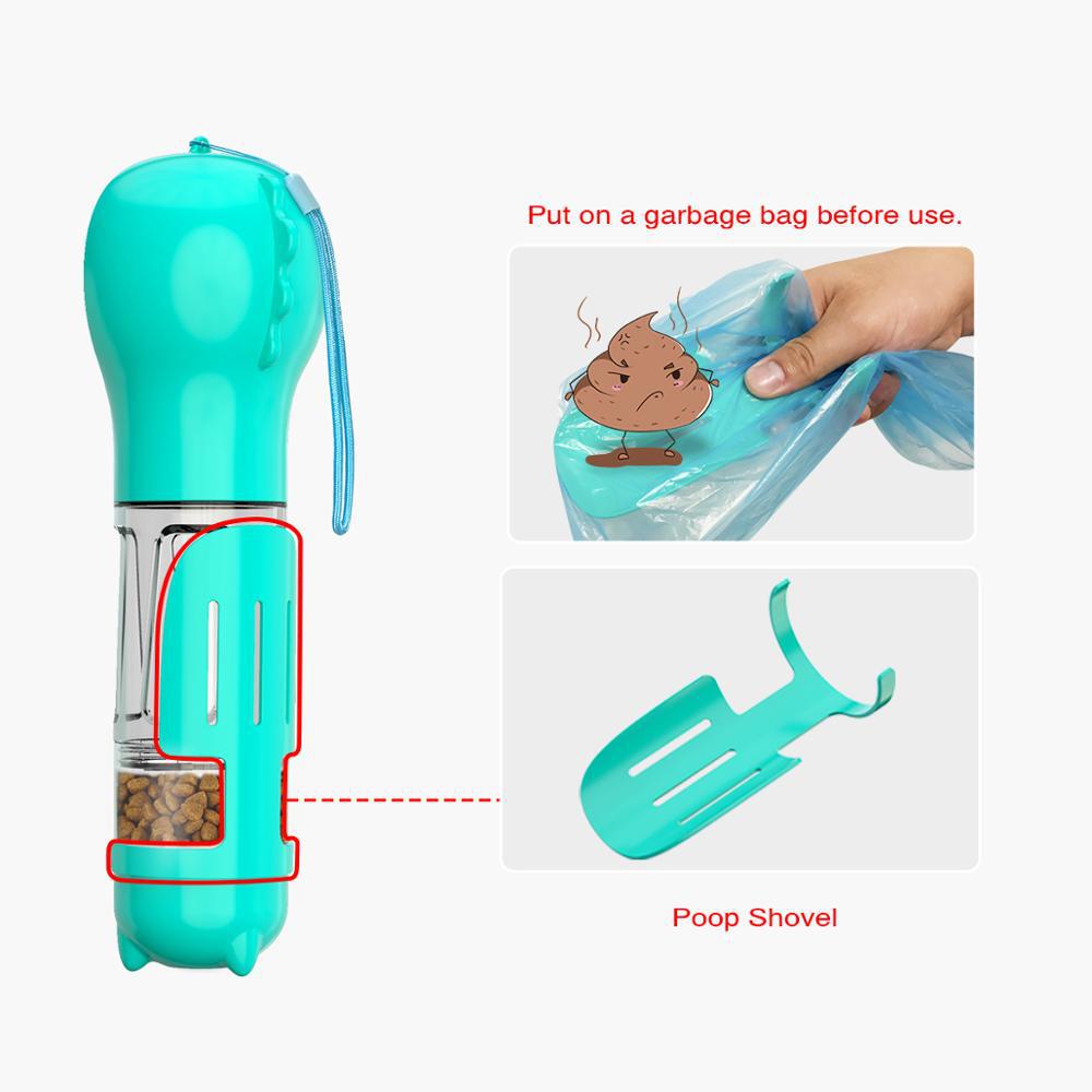 Walking the dog out of the water bottle dog drinking water portable cup drinking water outdoor supplies pet accompanying water food Cup