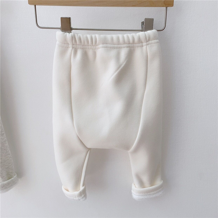 Children's Pants ins Baby Korean Style Children's Wear Baby Large PP Pants Autumn and Winter Baby Fleece-Lined Casual Pants Men's Pants Cotton