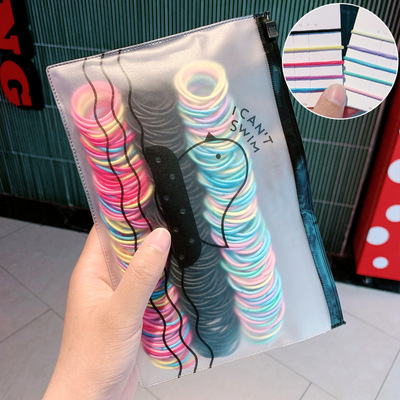 Hair Band Women's Small Hair Band Children's Hair Rope Girls' Baby Rubber Band Does Not Hurt Hair Elastic Hair Accessories