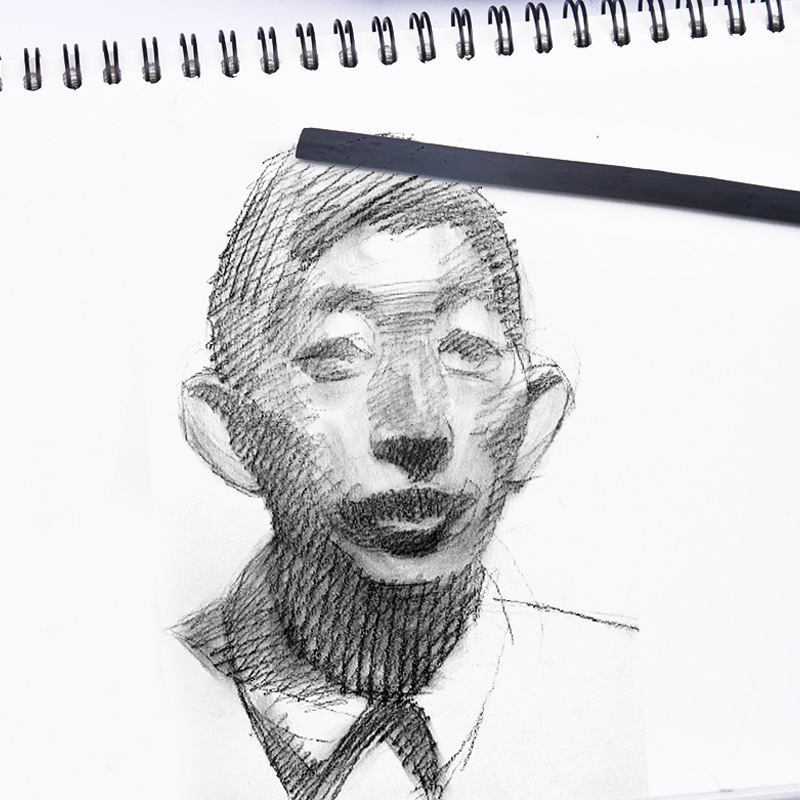 青竹綿柳木炭条2-9mmスケッチスケッチスケッチ木筆炭精条25本炭素棒写生絵画|undefined