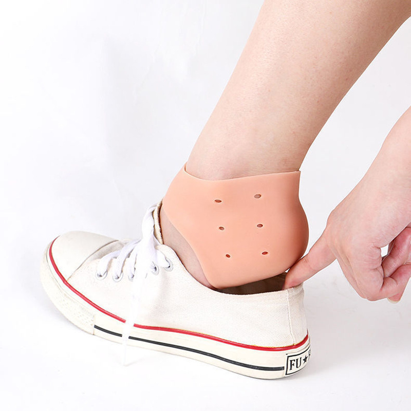 Silicone Heel Anti-crack Protective Cover Backheel Anti-crack Socks Foot Cover Heel Cover Foot Crack Protective Foot Socks
