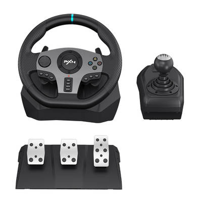 Laishida 900 degree V9 racing game steering wheel compatible with PS4 switch game console car simulator