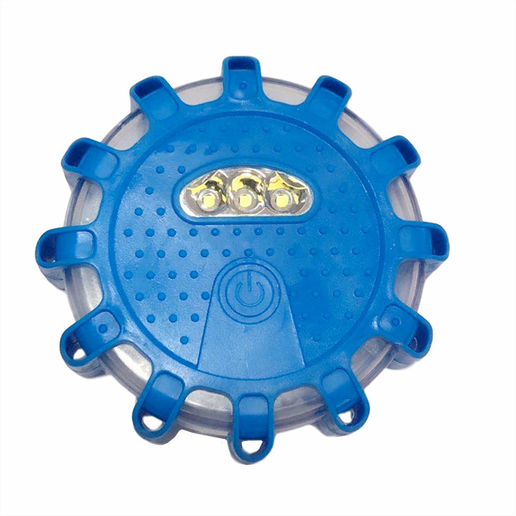 Car supplies magnet camping emergency light roadblock riding light rotating flash light 12 3 LED traffic warning light