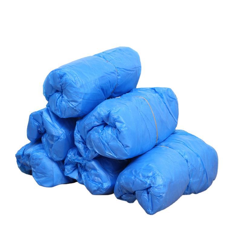 Disposable Shoe Cover Dustproof Household Thickened Plastic Foot Cover 100 Pack Factory Direct Sale Non-woven Fabric Large Quantity Excellent Price