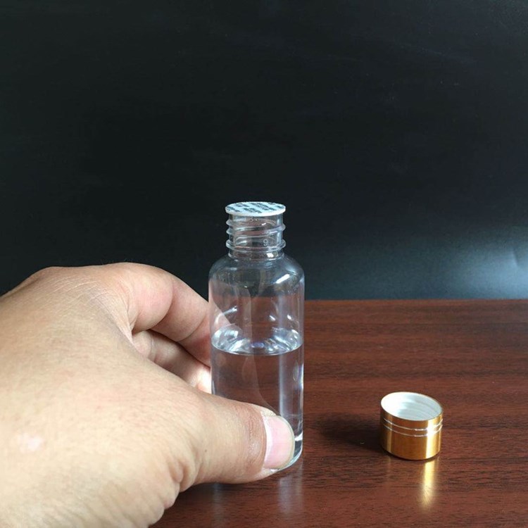 Spot 20 30 50 100ml transparent gold cap plastic bottle sample sub-bottled fine high medicine bottle sample bottle