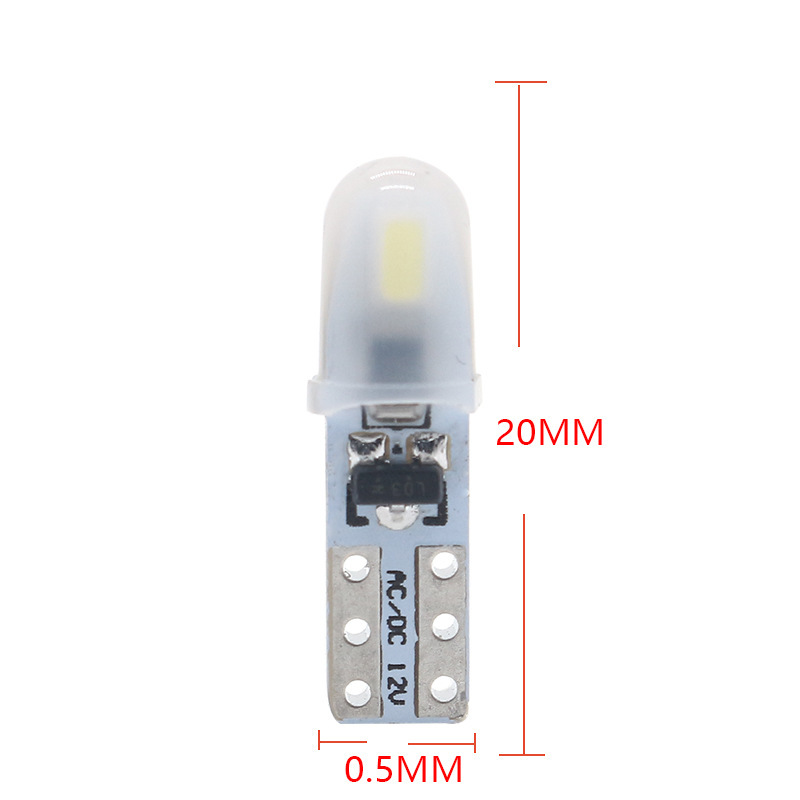 車の Led 電球 T5 2smd 3014 3020 ダッシュボードライトセンターコンソールランプ化粧ライト 3d 乱視インジケータライト|undefined