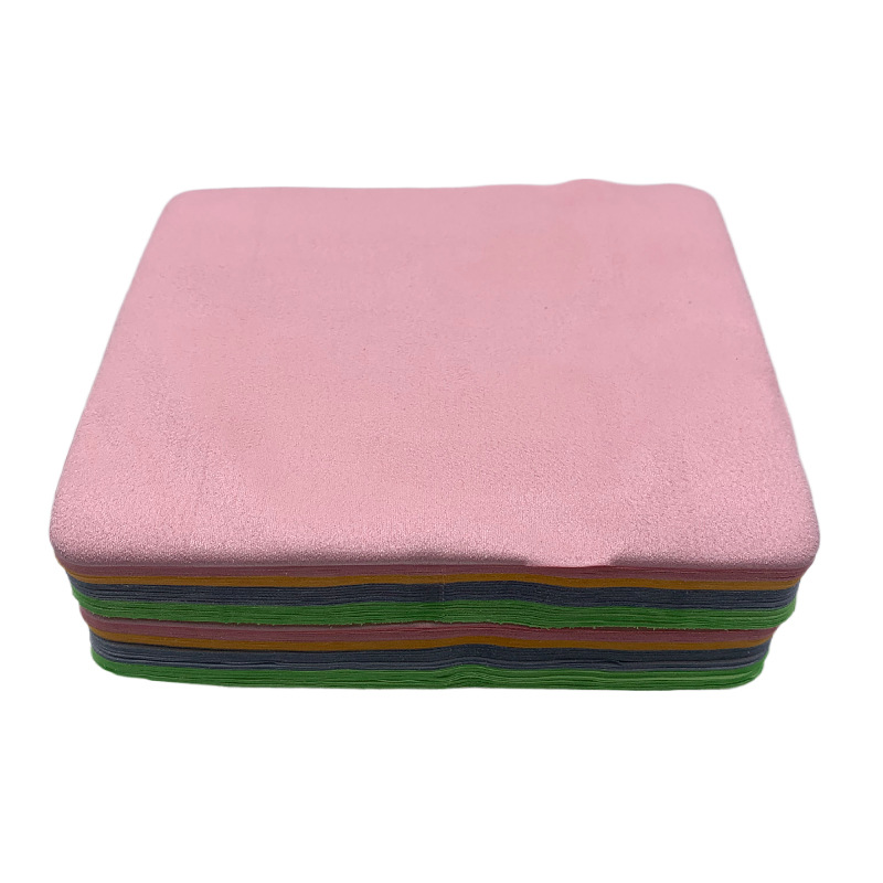 Island silk suede glasses cloth fine fiber glasses cloth wiping cloth deerskin flannel mobile phone screen wiping cloth
