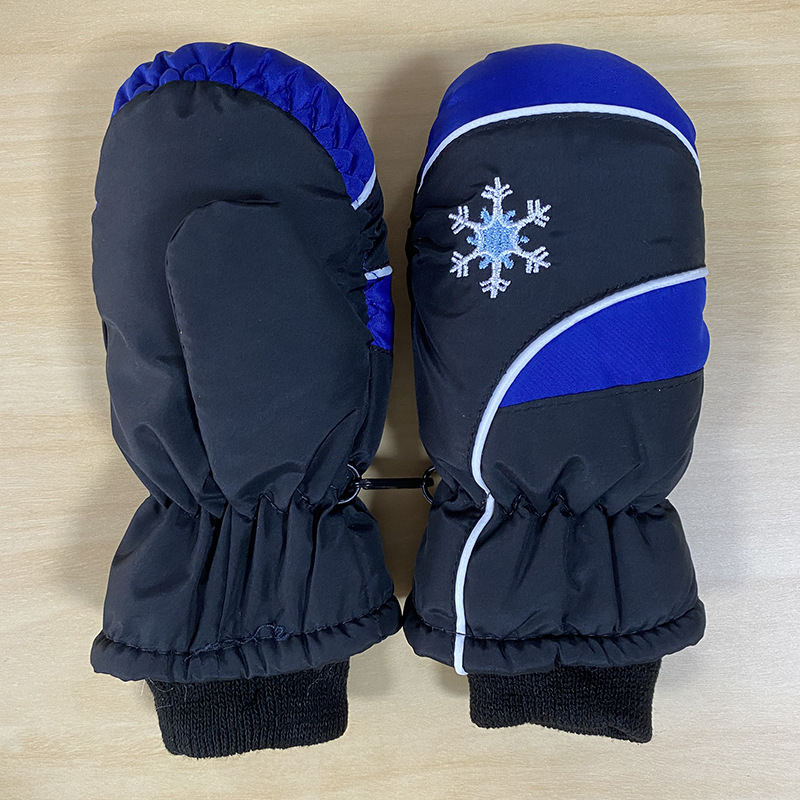 New foreign trade Winter children's outdoor cold-proof gloves multi-color bag finger finger weatherproof ski gloves wholesale