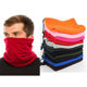 Foreign trade hot sale polar fleece scarf three-in-one multifunctional hat unisex monochrome adjustable neck sleeve