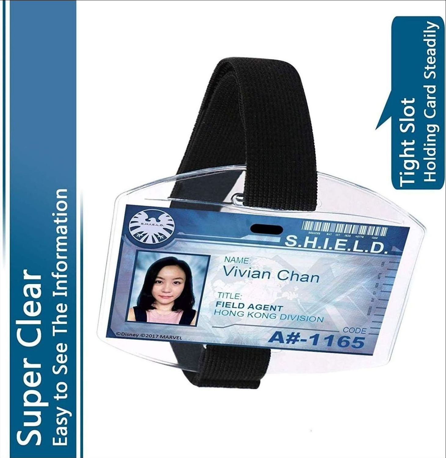 Amazon AMAZON cross-border e-commerce best-selling horizontal arm waterproof ID card holder ID lanyard