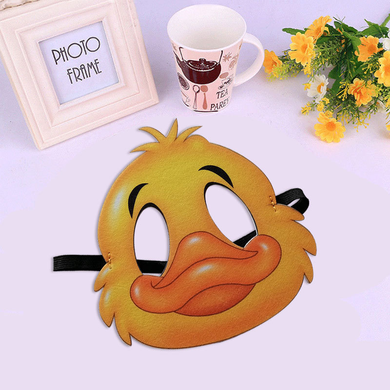 Factory sale sublimation printing process felt mask children Animal Eye Mask dress