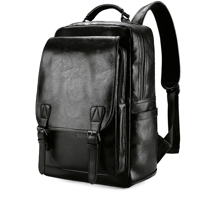 Backpack Men's Trendy Brand Simple Casual All-match Large Capacity Student Schoolbag Youth Fashion Computer Travel Bag