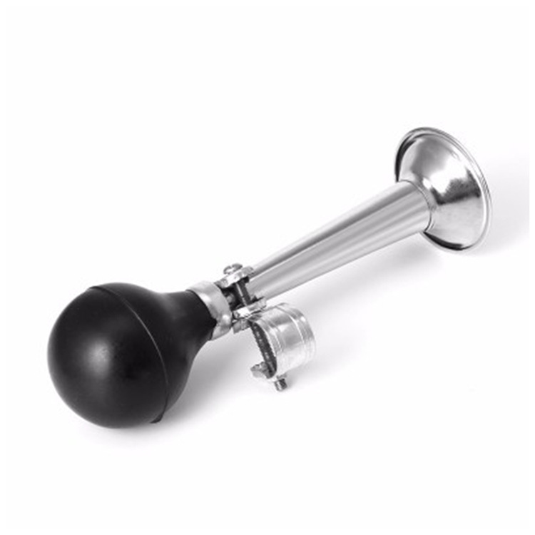 Mountain Bike Bell Black Airbag Iron Horn Bell 7 Inch 9 Inch Electroplated Air Horn Snail Bicycle Accessories