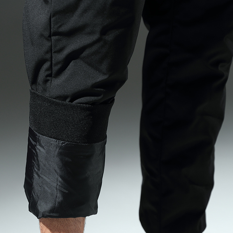 Down Pants Men's Winter Foreign Trade Cold-resistant Warm Leisure Sports Pants Thickened Nose White Duck Down Men's Down Pants