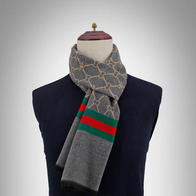 New men's scarf men's autumn and winter cashmere scarf business jacquard generation scarf men's manufacturers wholesale