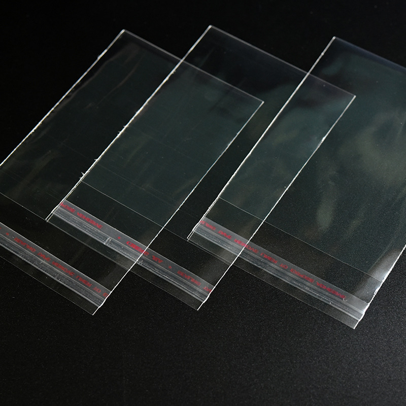 Spot double layer 7 silk opp self-adhesive transparent packaging bag clothing large packaging bag plastic bag self-adhesive pearlescent bag spot