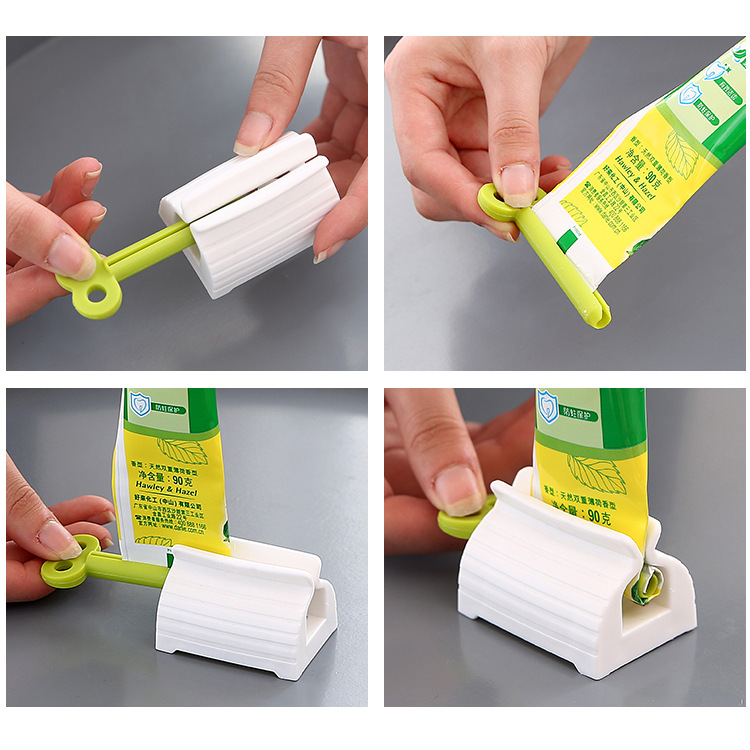 Manual toothpaste squeezer facial cleanser hand cream ointment squeezer seat roller toothpaste dispenser wholesale stall supply