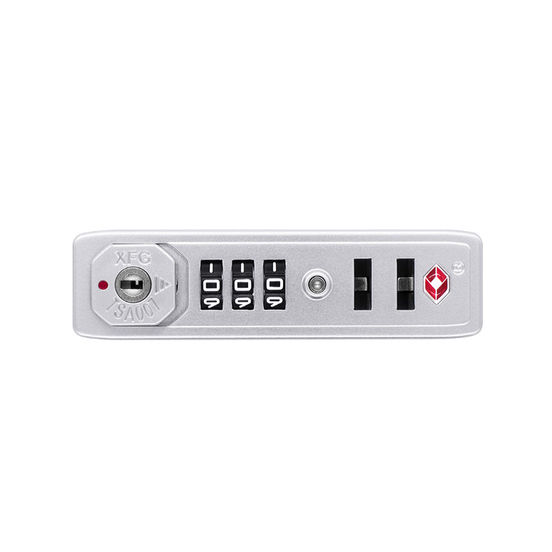 Luggage accessories password lock TSA007 customs lock aluminum box buckle lock XFG customs password lock tsa customs lock