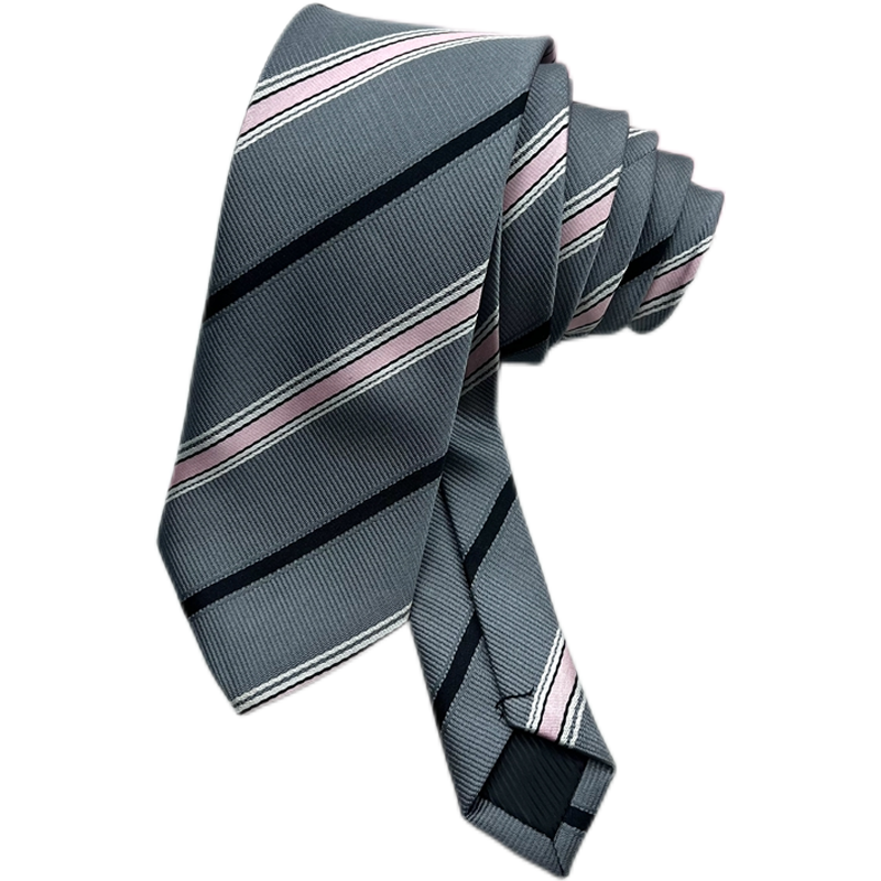 jk Striped Tie Women's dk Crown Tie Japanese Style College Style Shirt Decoration Hand Tie Men's and Women's System Wine Red Bow Tie