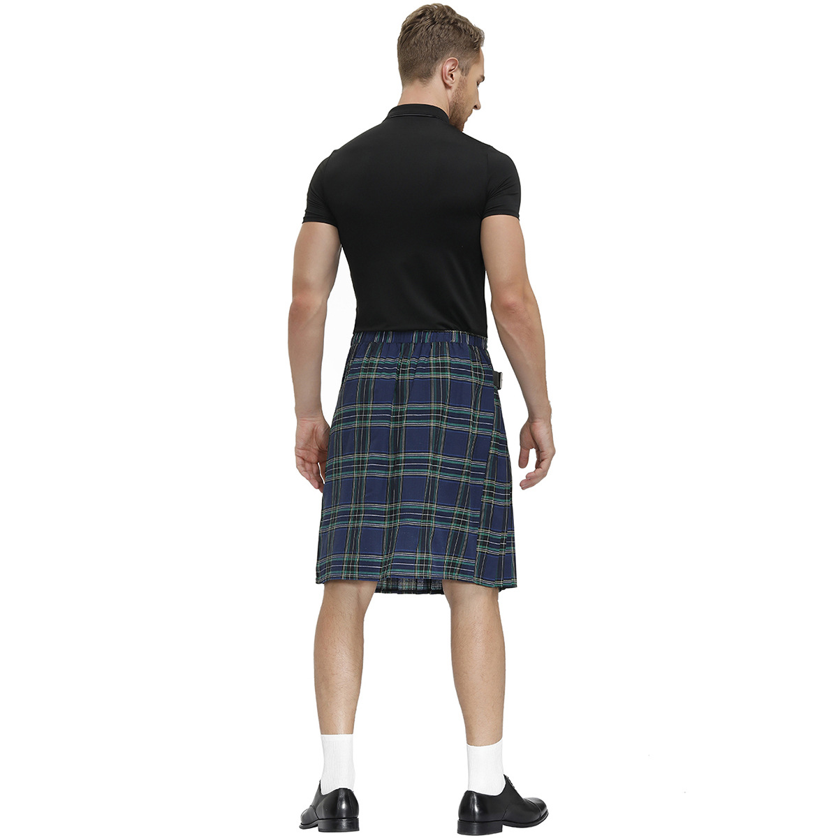 M-XL men's plaid skirt Scottish festival skirt men's plaid pleated skirt boys skirt stage performance skirt