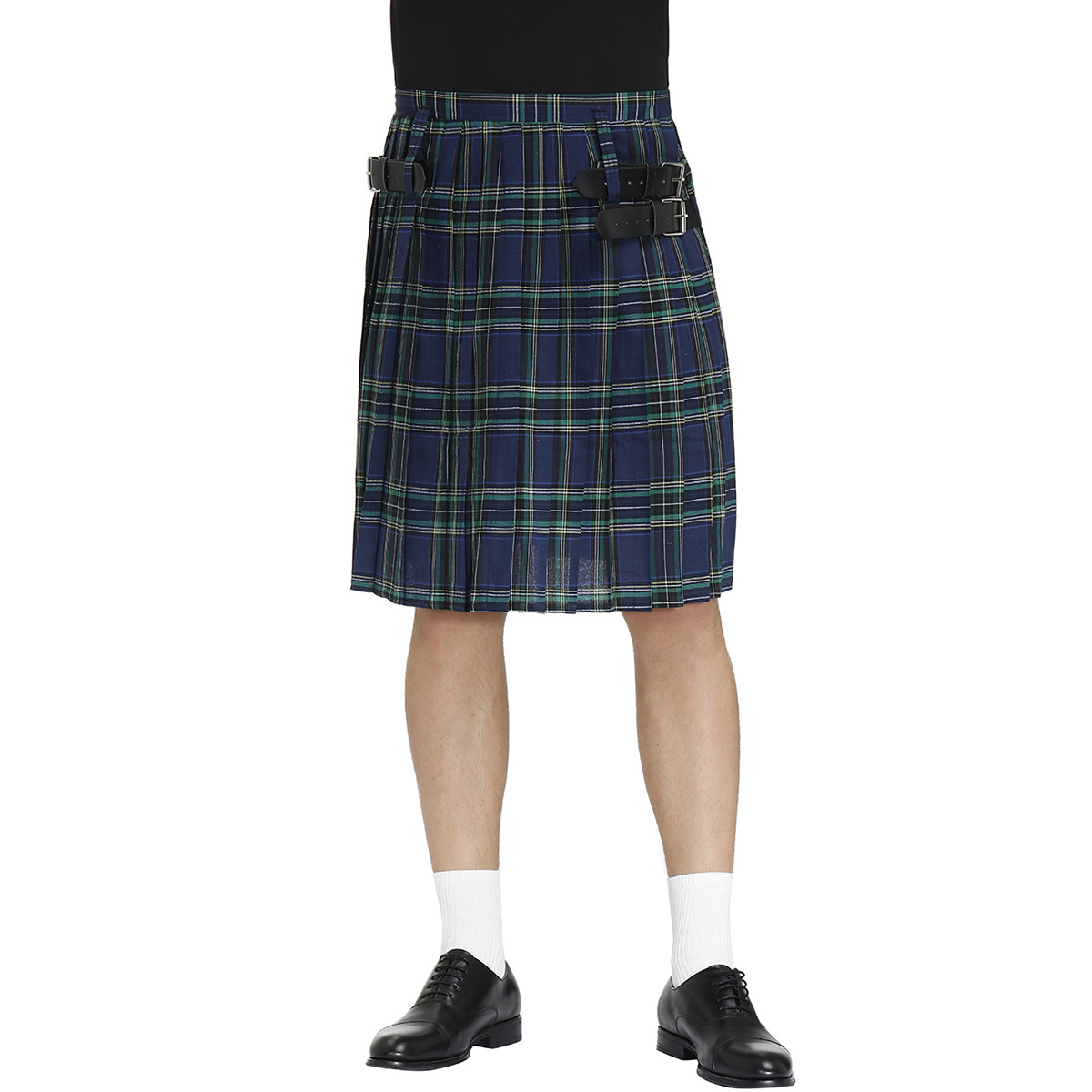 M-XL men's plaid skirt Scottish festival skirt men's plaid pleated skirt boys skirt stage performance skirt