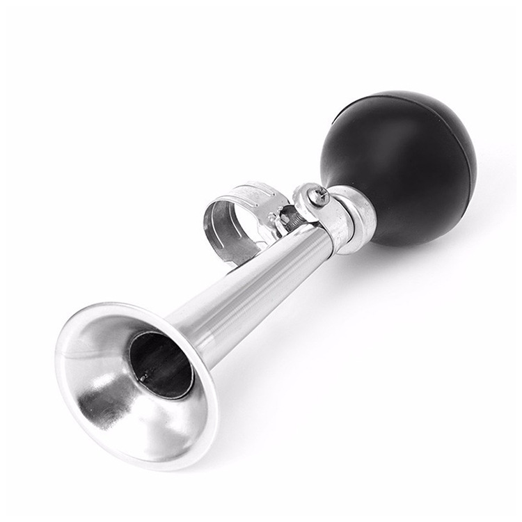 Mountain Bike Bell Black Airbag Iron Horn Bell 7 Inch 9 Inch Electroplated Air Horn Snail Bicycle Accessories