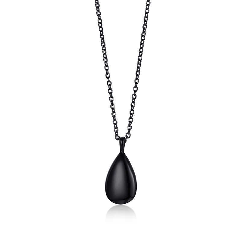 European and American simple open water drop cinerary casket pendant women's bottle pendant small jewelry wholesale PN-1261
