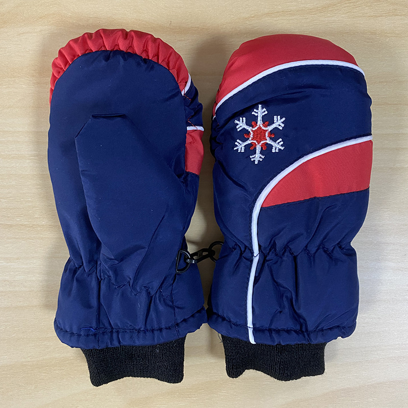 New foreign trade Winter children's outdoor cold-proof gloves multi-color bag finger finger weatherproof ski gloves wholesale