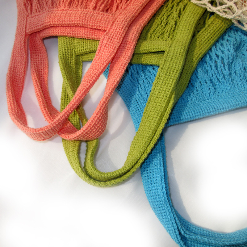 Spot Amazon Pure Cotton Mesh Bag Portable Cotton Bag Cotton Mesh Bag Supermarket Vegetable Fruit Net Bag Shopping Bag