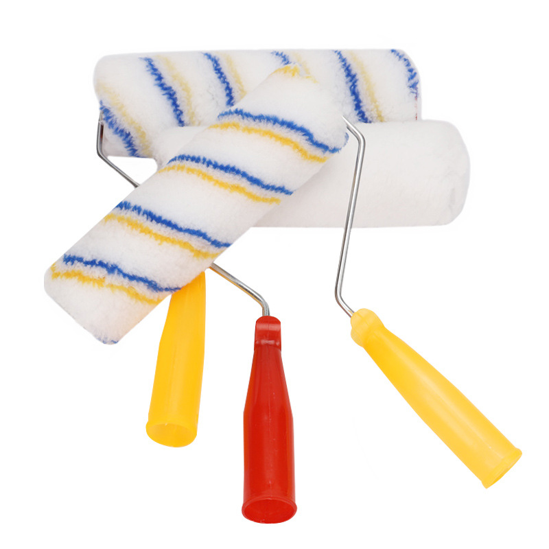 Factory wholesale roller brush hot melt little thumb no dead angle roller brush latex paint roller wholesale paint brush