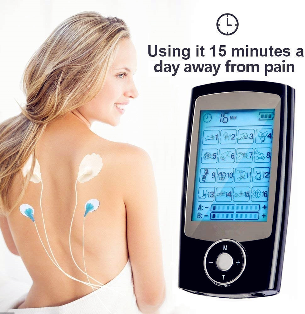 New 36 modes AB dual channel TENS physiotherapy instrument digital Meridian massager EMS pulse massager
