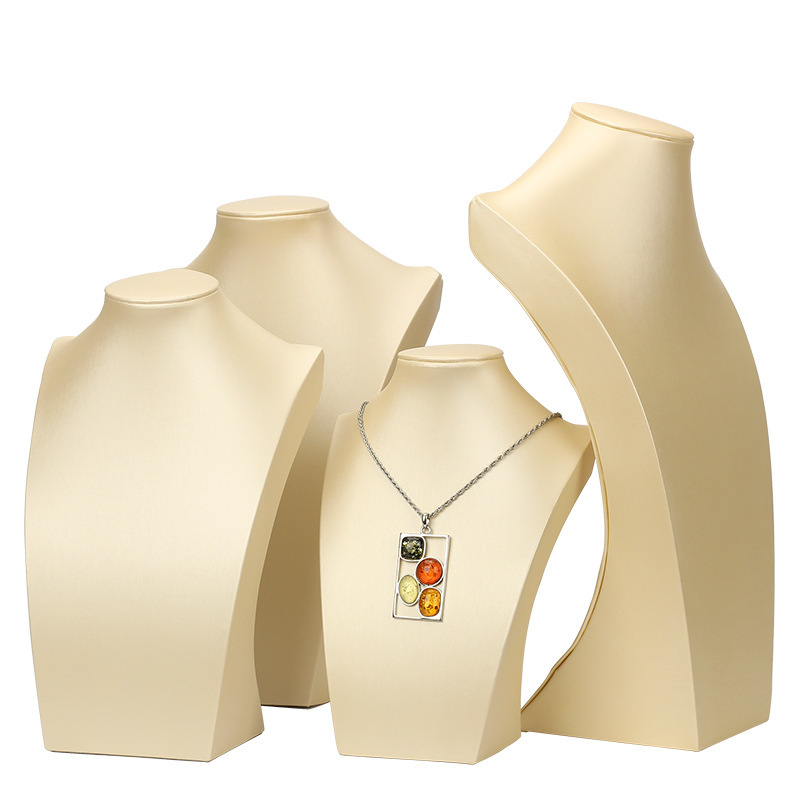 伸線ネックレス展示棚ペンダントネックレスアクセサリー人像首モデル展示道具ジュエリー展示棚|undefined
