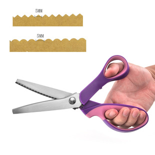 Spot wholesale dental cloth scissors cloth sample scissors lace scissors dog tooth scissors serrated scissors triangular scissors arc scissors pattern scissors