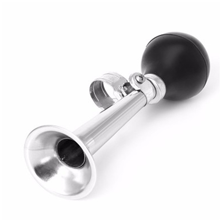 Mountain Bike Bell Black Airbag Iron Horn Bell 7 Inch 9 Inch Electroplated Air Horn Snail Bicycle Accessories