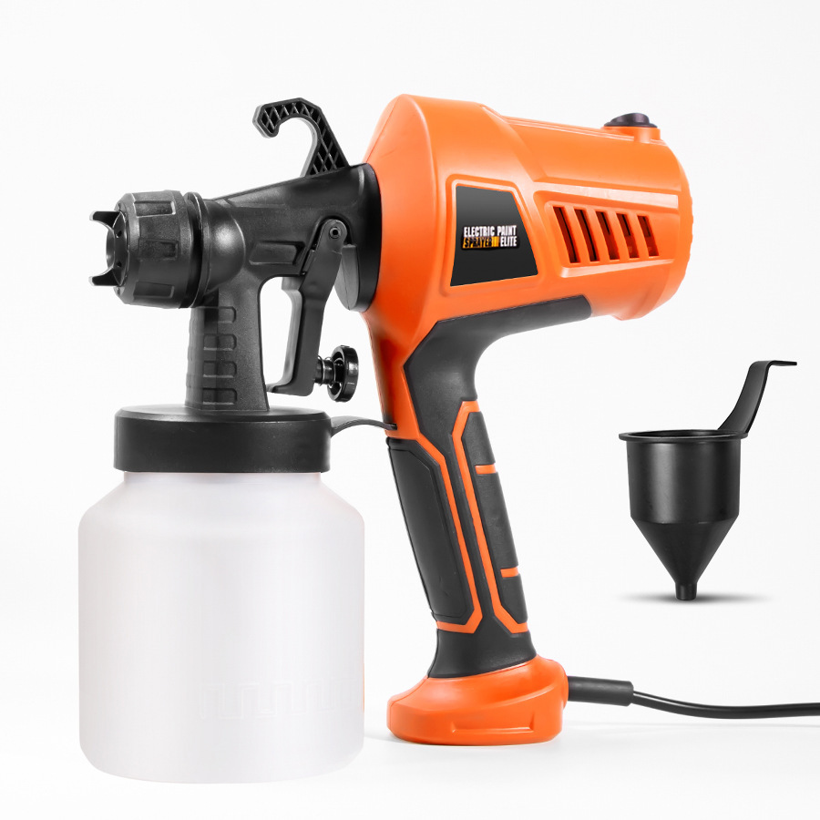 High-power automatic spray gun 500W high-pressure electric spray gun household atomization portable wall spray paint cross-border