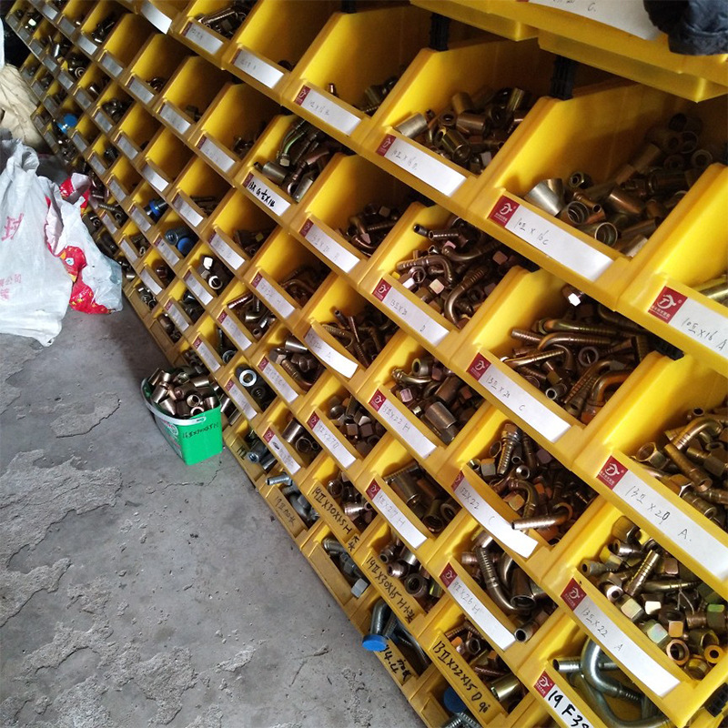 Shelf material box diagonal box warehouse storage plastic tools classification samples Lego screw injection parts box