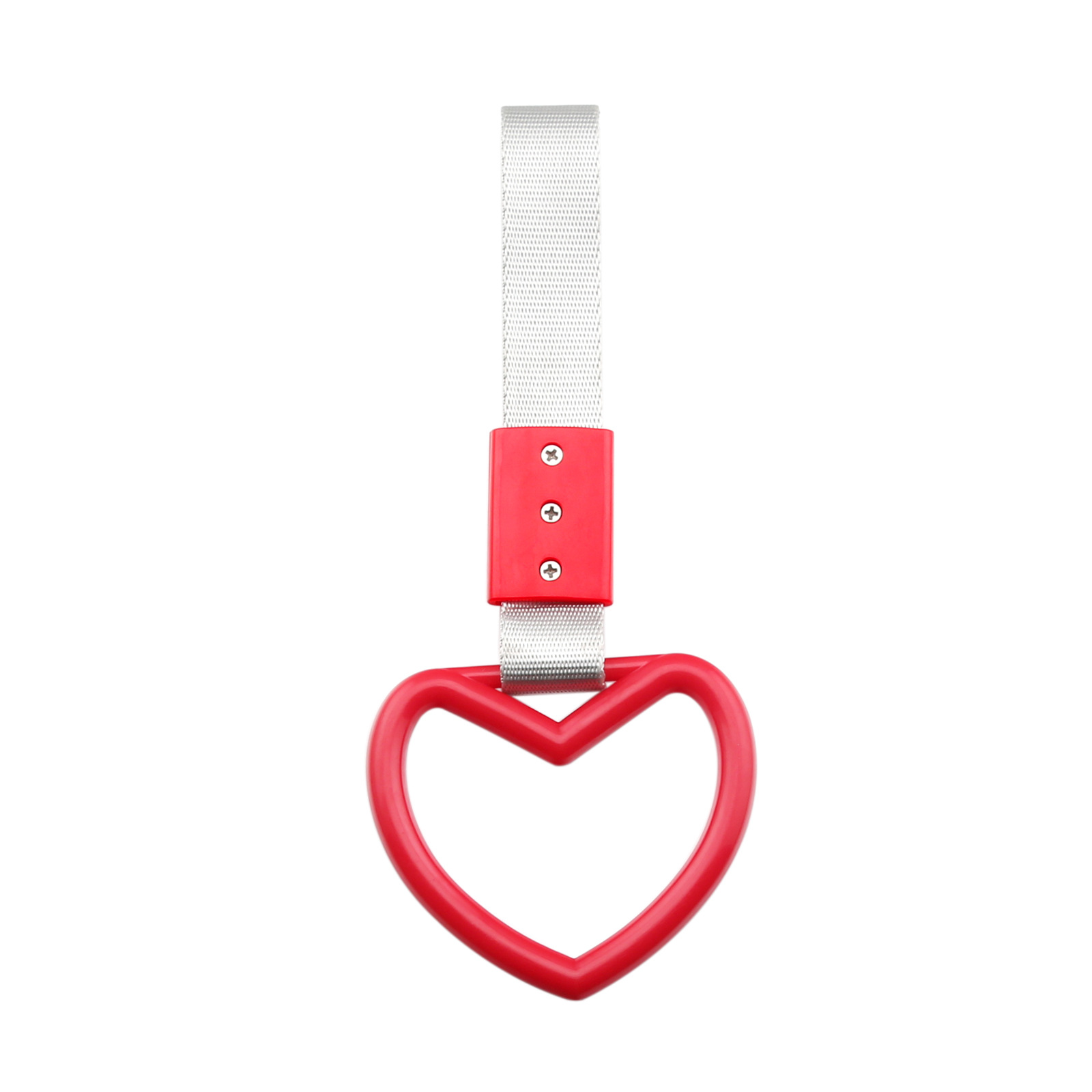 JDM original element heart-shaped car electrostatic belt decorative warning hanging ring rear bumper warning ring car hand pull ring